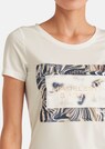 Short-sleeved shirt with animal print and logo lettering thumbnail 5