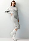 Strickkleid mit weiten Fledermausärmeln thumbnail 4