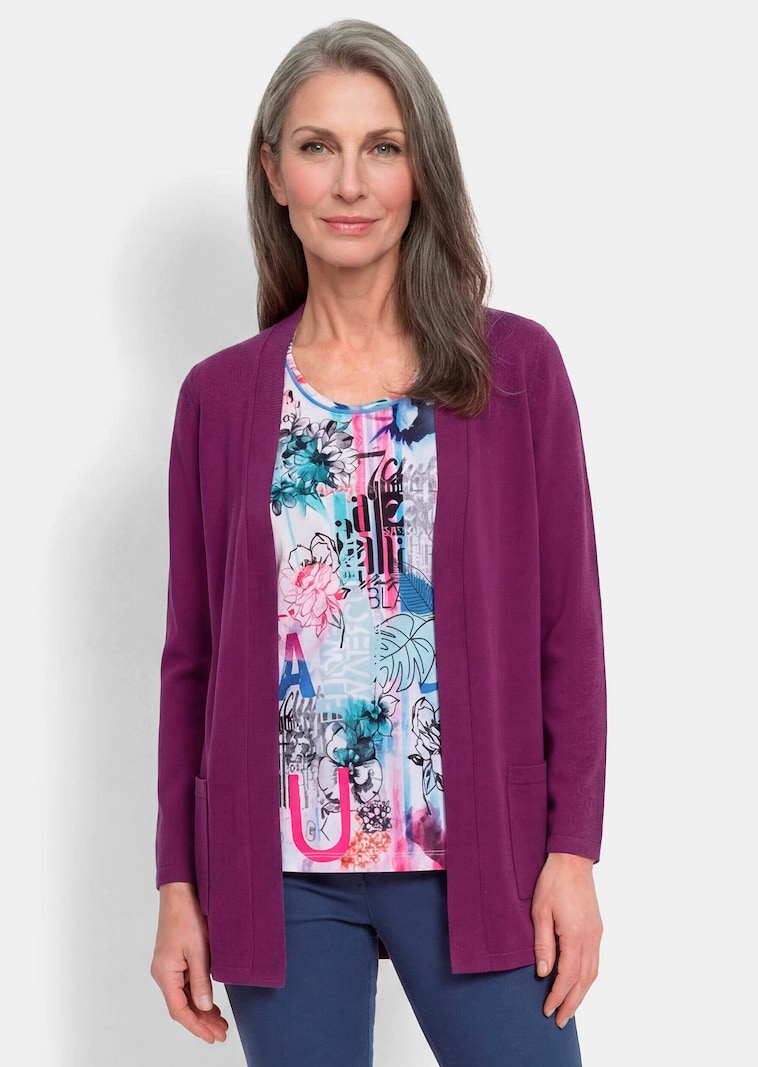 Cardigan sans fermeture en COTTAMIRA