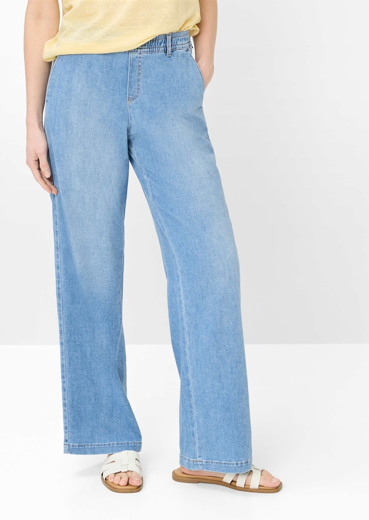Pantalon ample en denim léger