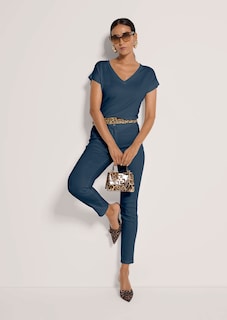 Legeres Shirt mit V-Ausschnitt thumbnail 4