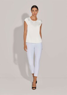 Kurzes Satin-Shirt in trendstarker A-Linie thumbnail 2