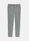 Schmale Jacquard-Hose mit Minimal-Dessin thumbnail 6