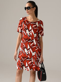 Kleid mit grafischem Druck thumbnail 3