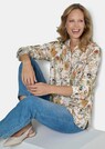 Hemdbluse aus Viskose mit Blumenmuster thumbnail 4