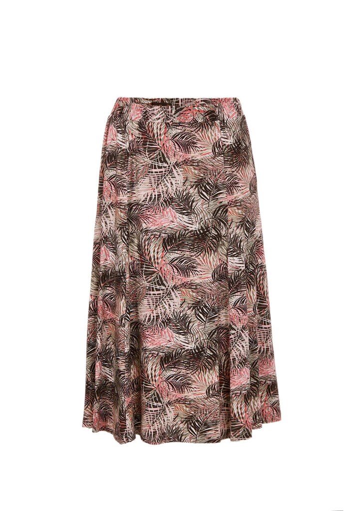 Gedessineerde rok in een comfortabele mix van viscose en elastan