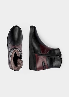 Leder-Stiefeletten mit farblichen Akzenten thumbnail 2