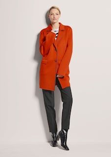 Longjacke aus zweilagigem Jersey thumbnail 2