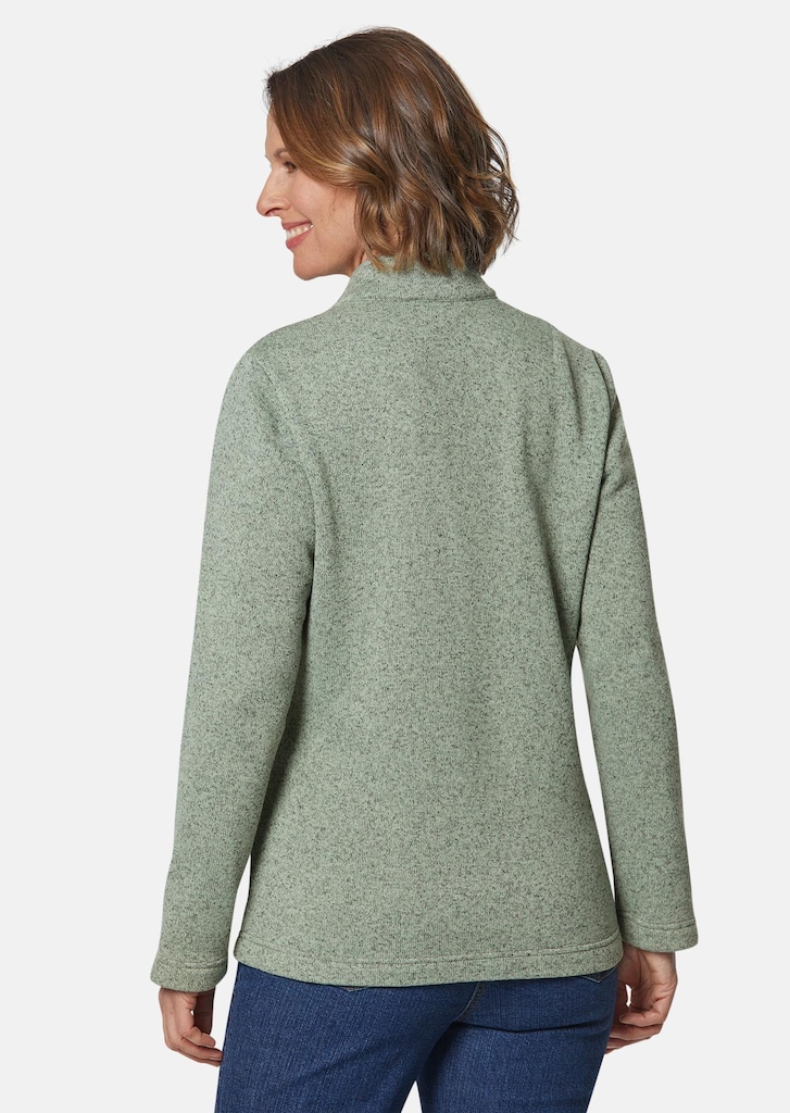 Kuschelweiche Strickfleece-Jacke