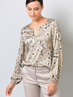 Bluse mit kleinem V-Ausschnitt thumbnail 7