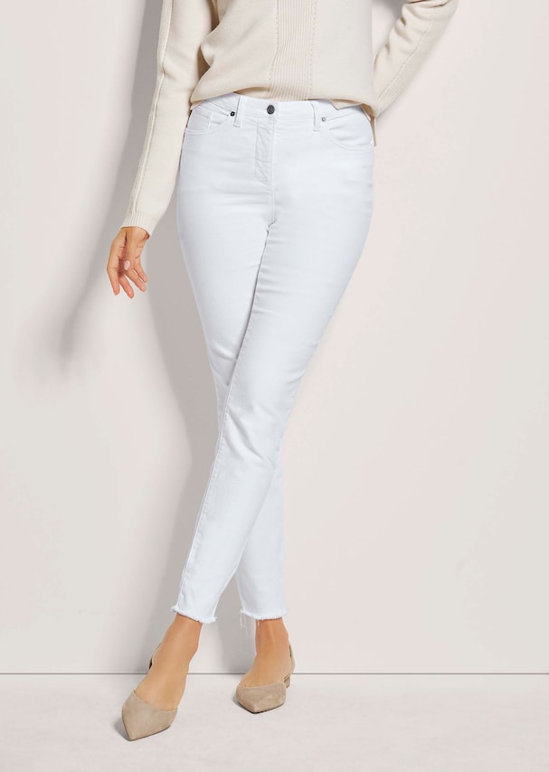 Jeans mit Fransen