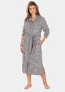 Leichter Hausmantel aus Jacquard-Frottee mit Reissverschluss thumbnail 1