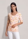 Shirt met korte mouwen en zomerse print thumbnail 2