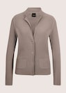 Schlanker Strickblazer mit langen Ärmeln thumbnail 6