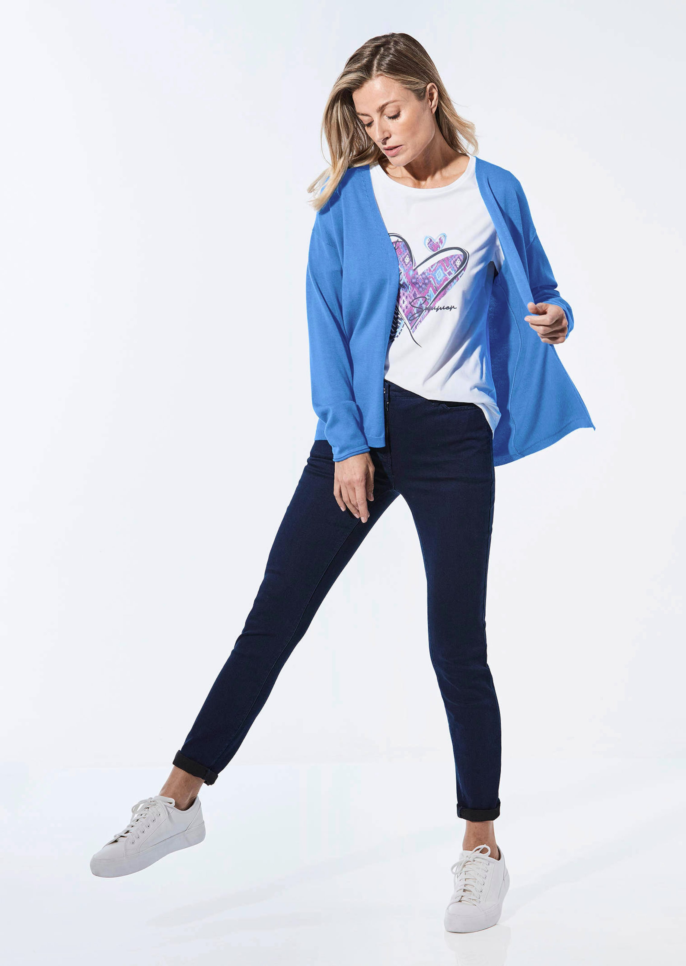 Cardigan - bleu caraïbes - Gr. 56 de Goldner Fashion