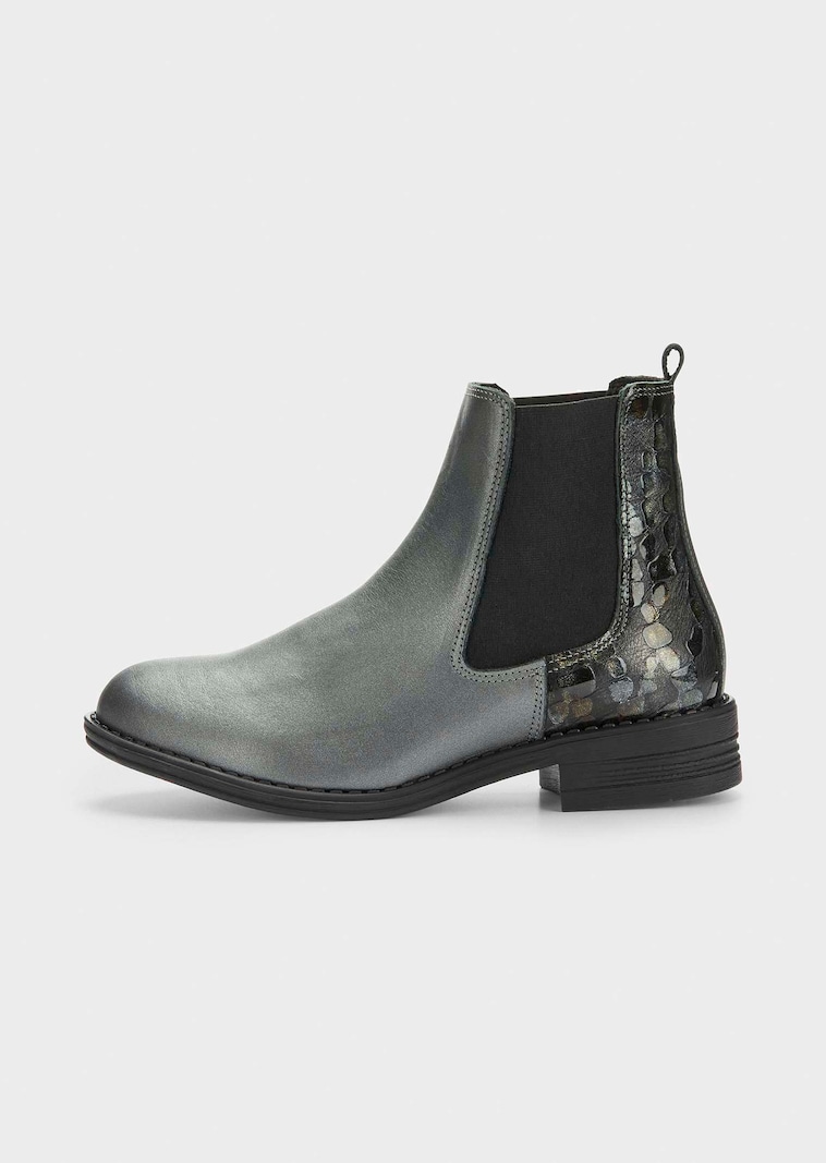 Chelsea-boots met animal-opdruk