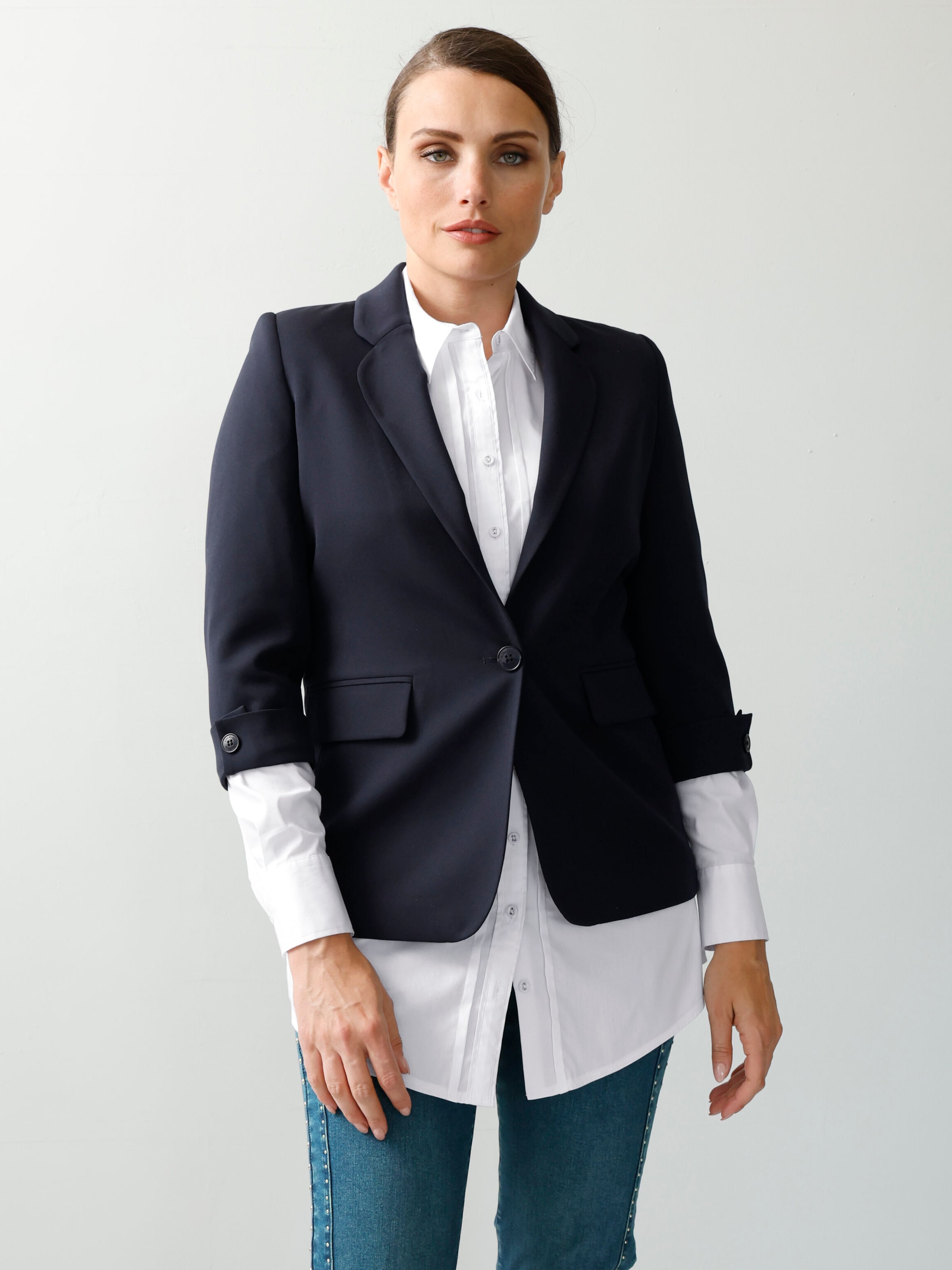 Blazer mit 3/4 Arm