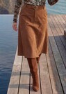 Ausgestellter Jupe in Velours-Optik thumbnail 7