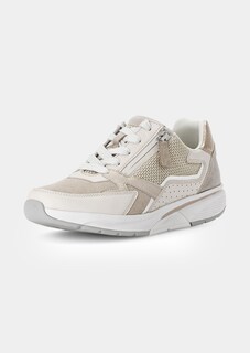 Sneakers en cuir avec zip thumbnail 1
