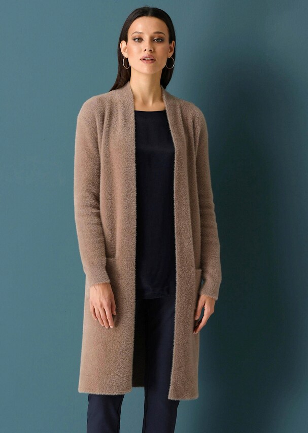 Strickjacke mit kleinem Stehkragen 6