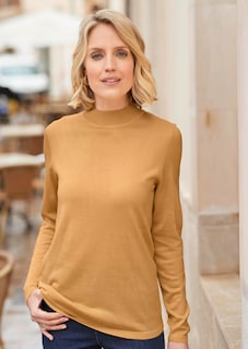 Unkomplizierter Stehbundpullover thumbnail 5