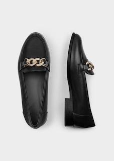 Mocassins en cuir en largeur confort thumbnail 2