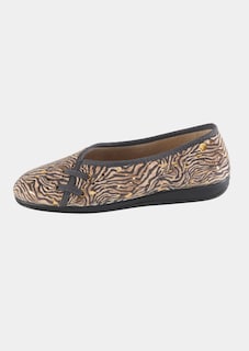 Ballerina-Hausschuhe mit Animal Print thumbnail 6