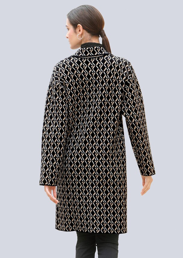 Strickmantel mit Reverskragen 4