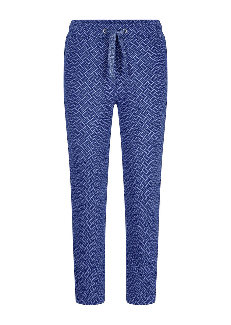 Vrijetijdsbroek met glansdetails