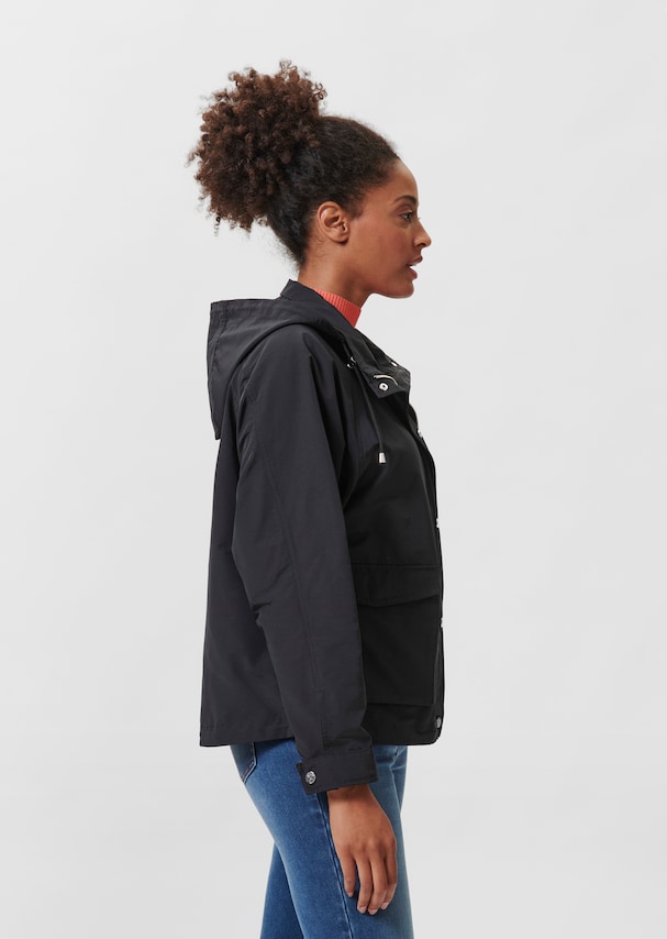 Sporty jacket with detachable hood 3
