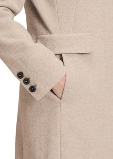 Manteau laineux avec motif à chevrons thumbnail 5