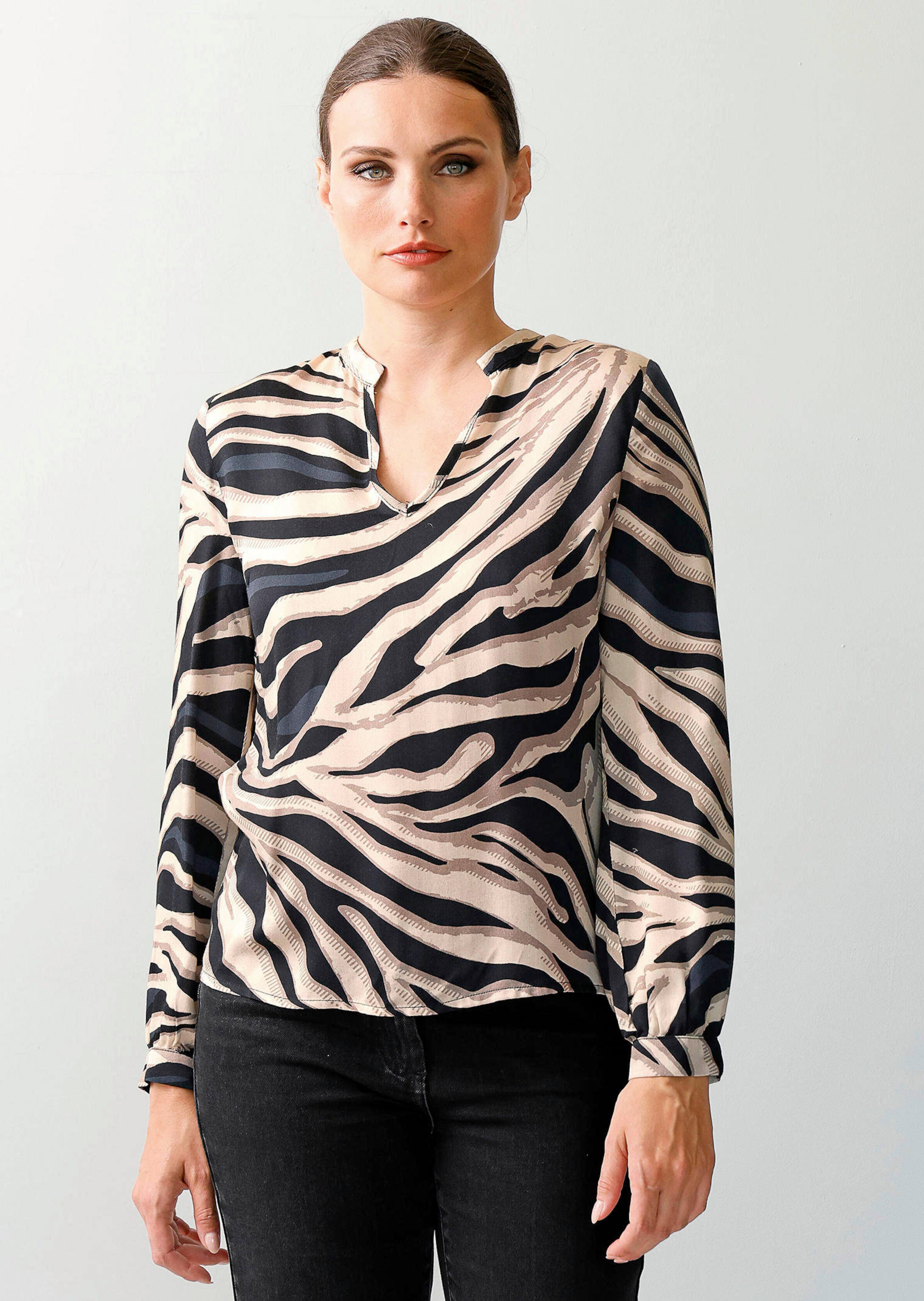 Bluse in Animaldessin