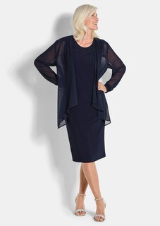 Robe avec veste en mousseline thumbnail 2