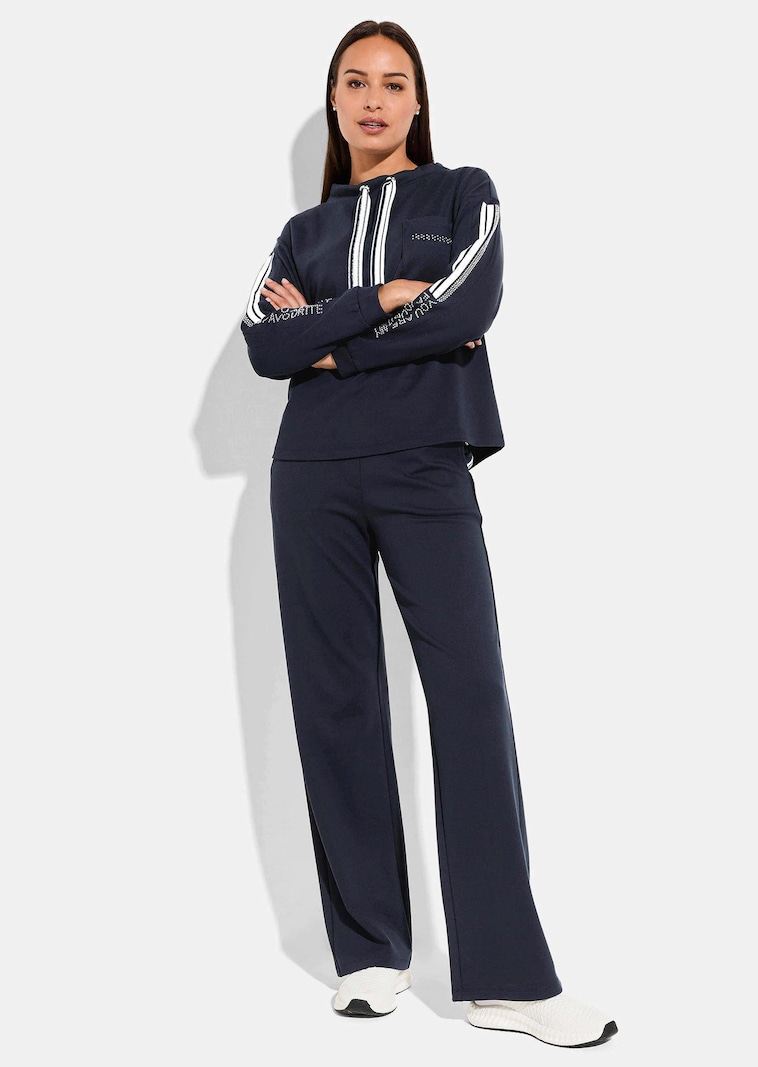 Sweat-shirt avec détails scintillants