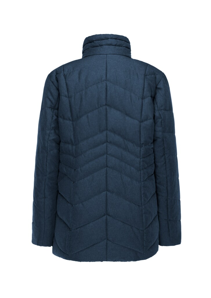 Warme Steppjacke in Jeansoptik