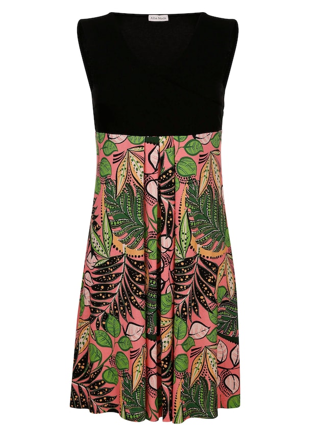 Strandkleid mit grafischem Druck 5