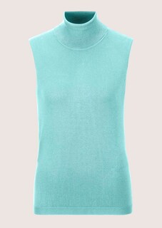 Ärmelloser Rollkragenpullover thumbnail 6