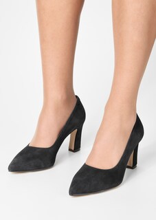 Veloursleder-Pumps mit hohem Absatz thumbnail 1