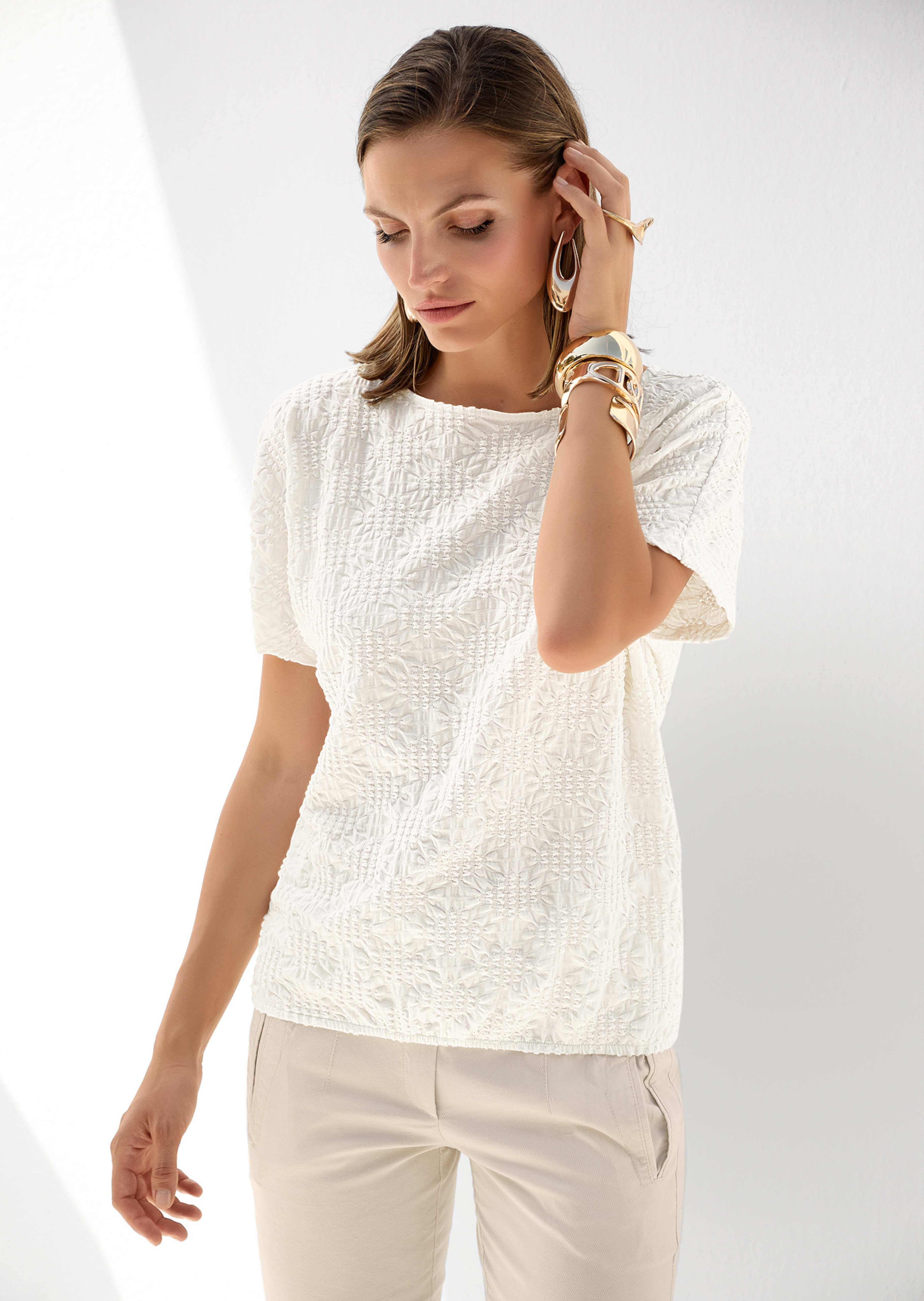 Sweatshirt mit Gummibund