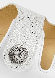 Sandalen aus Leder mit Kork-Wechselfußbett thumbnail 3