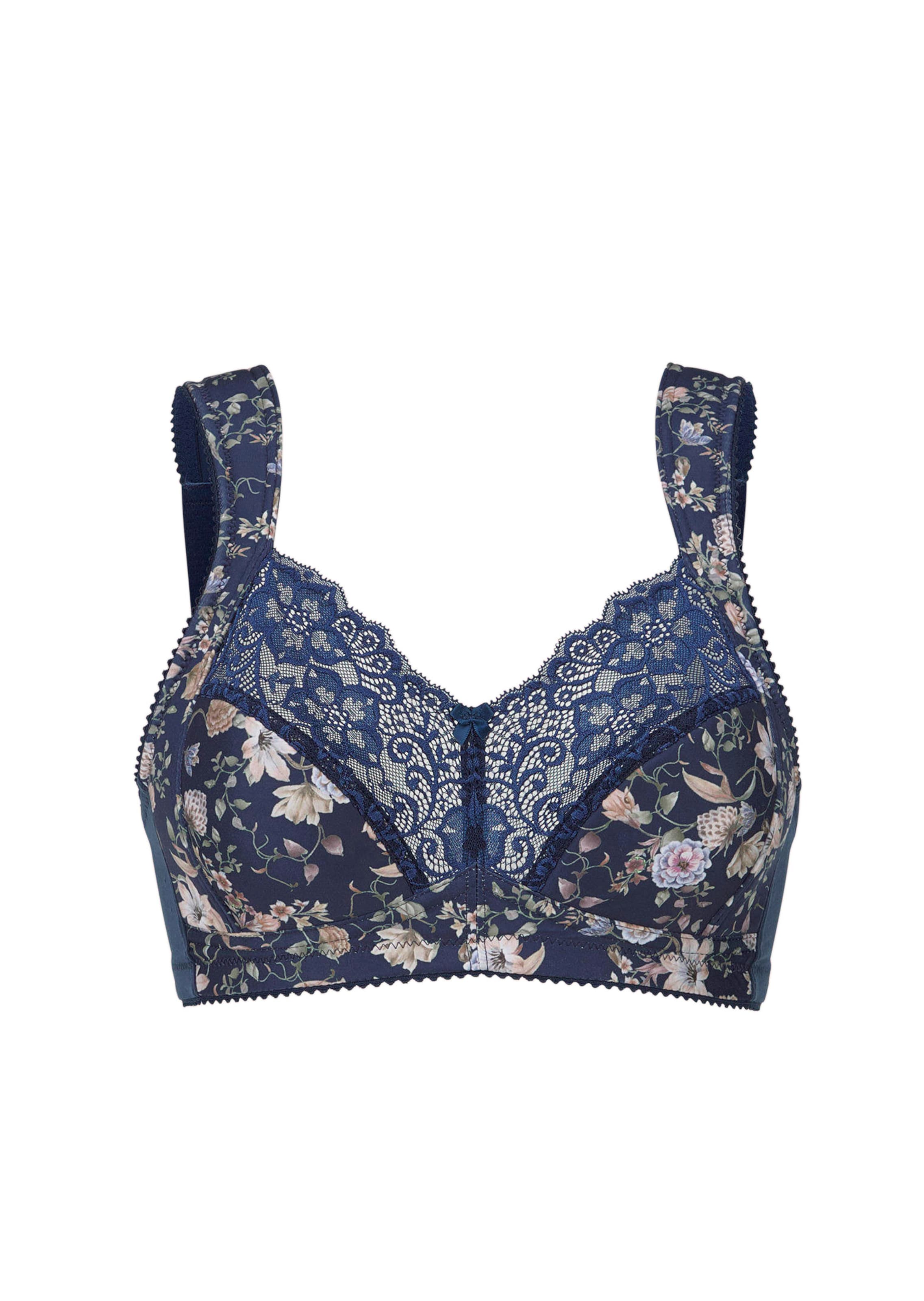 Tailleslip met bloemenprint en kant