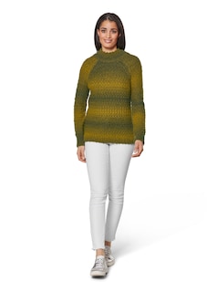 Stand-up collar jumper with sophisticated colour gradient thumbnail 2