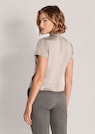 Satin blouse with stand-up collar thumbnail 3