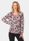 Gedessineerde pullover van kasjmier thumbnail 1