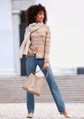 Noors vest in sierlijk jacquardpatroon thumbnail 7