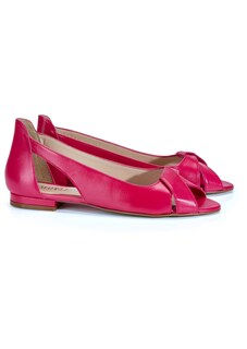 Ballerinas aus perforiertem Leder thumbnail 1