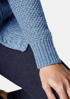 Zeitlose Strickjacke in Grobstrick thumbnail 5