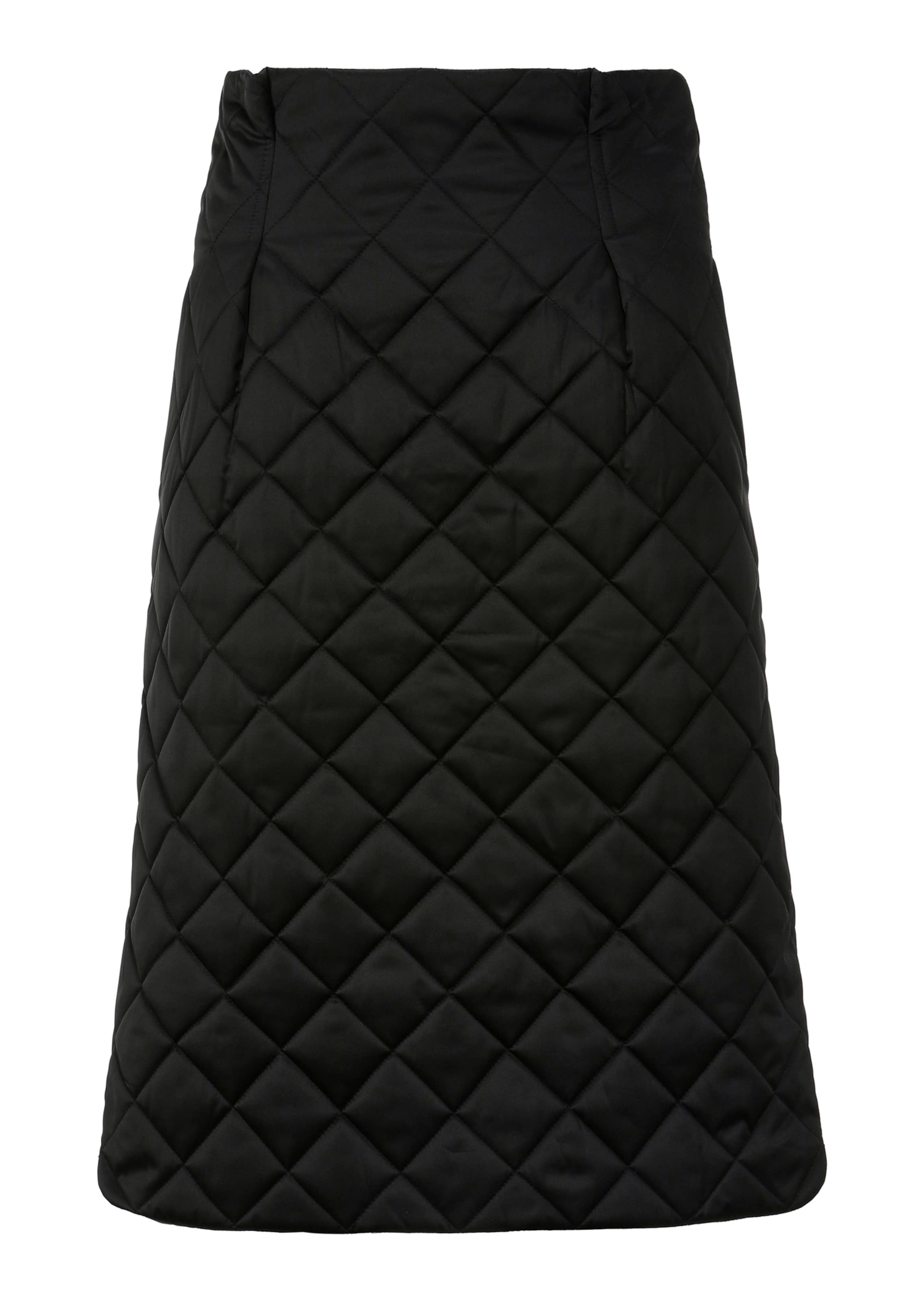 Quilted midi Skirt –