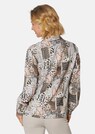 Modische Druckbluse mit Hemdblusenkragen thumbnail 3