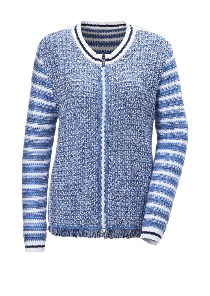 Strickjacke mit aufwändiger Strickstruktur